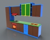 kitchen-建筑-厨房-工业CAD模型-3D城
