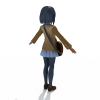 平尺唯-角色人体-角色-VR/AR模型-3D城