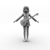 平尺唯-角色人体-角色-VR/AR模型-3D城