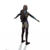 女战士-角色人体-角色-VR/AR模型-3D城