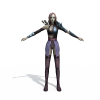 女战士-角色人体-角色-VR/AR模型-3D城