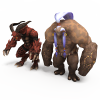 最终幻想19b-角色人体-角色-VR/AR模型-3D城