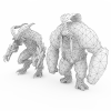 最终幻想19b-角色人体-角色-VR/AR模型-3D城
