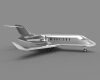 bombardier-challenger-军事-战机-工业CAD模型-3D城