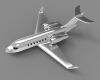 bombardier-challenger-军事-战机-工业CAD模型-3D城