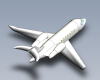 bombardier-challenger-军事-战机-工业CAD模型-3D城