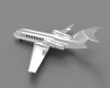 bombardier-challenger-军事-战机-工业CAD模型-3D城