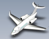 bombardier-challenger-军事-战机-工业CAD模型-3D城