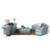 沙发-家居-沙发-VR/AR模型-3D城