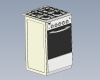gas-oven-zanussi-建筑-家具-工业CAD模型-3D城