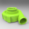 涡轮增压器的压缩机壳体-小工具-3D打印模型-3D城