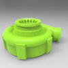 涡轮增压器的压缩机壳体-小工具-3D打印模型-3D城