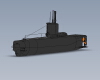 u-boat-xxiii-军事-军舰-工业CAD模型-3D城