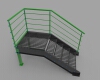 prefabricated-metal-staircase-建筑-其它-工业CAD模型-3D城