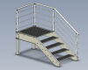 prefabricated-metal-staircase-建筑-其它-工业CAD模型-3D城