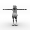 老爷子-角色人体-角色-VR/AR模型-3D城