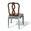 田园椅子-家居-桌椅-VR/AR模型-3D城