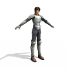 男战士-角色人体-角色-VR/AR模型-3D城