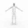 男战士-角色人体-角色-VR/AR模型-3D城
