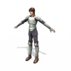 男战士-角色人体-角色-VR/AR模型-3D城