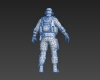 美国特种兵-角色人体-男人-VR/AR模型-3D城