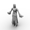 女性-角色人体-角色-VR/AR模型-3D城