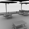 阳台-建筑-其它-VR/AR模型-3D城