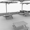 阳台-建筑-其它-VR/AR模型-3D城