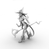可爱小女巫-角色人体-角色-VR/AR模型-3D城
