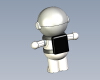 spaceman-astronaut-文体生活-艺术品-工业CAD模型-3D城