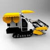 kubota-harvester-工业设备-机器设备-工业CAD模型-3D城
