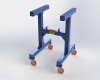 Adjustable Stand On Wheels-工业设备-机器设备-工业CAD模型-3D城