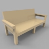 sofa-建筑-家具-工业CAD模型-3D城