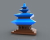 temple-建筑-室外建筑-工业CAD模型-3D城