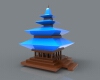 temple-建筑-室外建筑-工业CAD模型-3D城