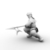 武将-角色人体-角色-VR/AR模型-3D城