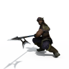 武将-角色人体-角色-VR/AR模型-3D城
