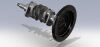 Engine Alfa Romeo Boxer Assieme Crankshaft - Flywheel-工业设备-零部件-工业CAD模型-3D城