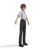 前原圭一-角色人体-角色-VR/AR模型-3D城