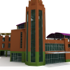联体办公楼-建筑-办公-VR/AR模型-3D城