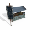 小吃摊-建筑-基础设施-VR/AR模型-3D城