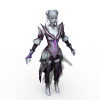 白发晚礼服版春丽-角色人体-角色-VR/AR模型-3D城