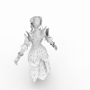 白发晚礼服版春丽-角色人体-角色-VR/AR模型-3D城