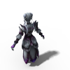 白发晚礼服版春丽-角色人体-角色-VR/AR模型-3D城