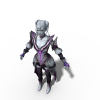 白发晚礼服版春丽-角色人体-角色-VR/AR模型-3D城