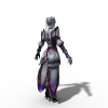 白发晚礼服版春丽-角色人体-角色-VR/AR模型-3D城