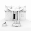 民房-建筑-住宅-VR/AR模型-3D城