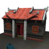 民房-建筑-住宅-VR/AR模型-3D城