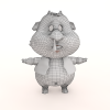 胖羊-角色人体-角色-VR/AR模型-3D城