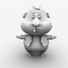 胖羊-角色人体-角色-VR/AR模型-3D城